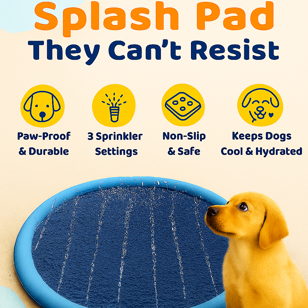 Whiskloo™-The Splash Pad Pets Can’t Get Enough Of